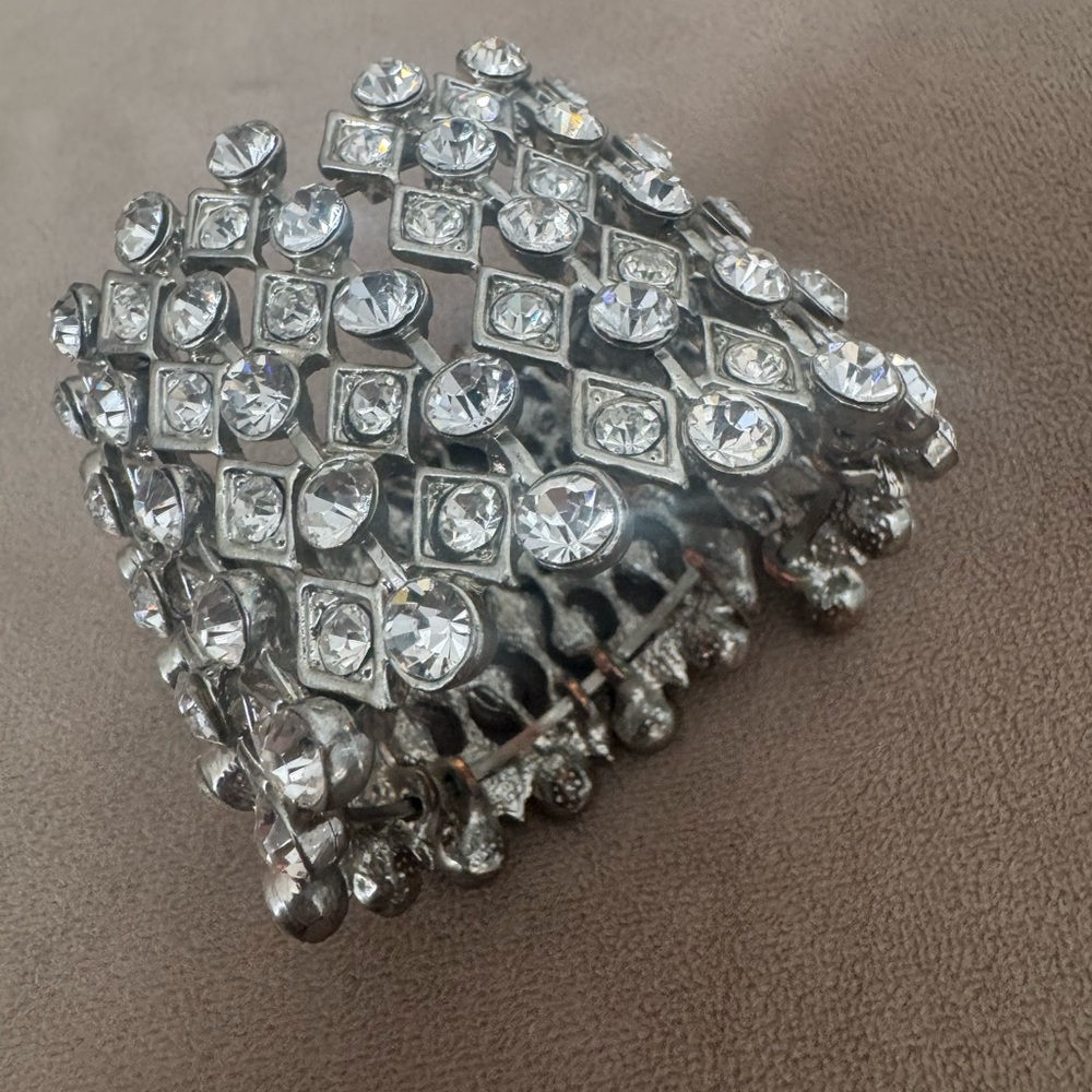 Silver Rhinestone Bracelet